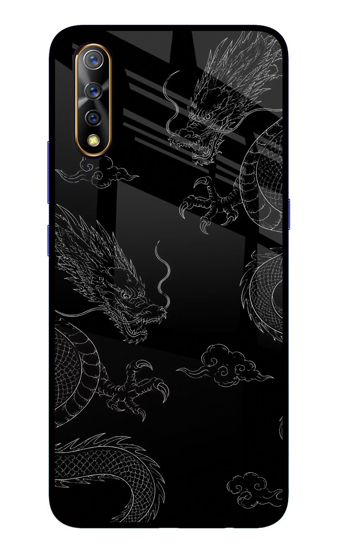 Twin Dragons Vivo S1/Z1x Glass Case
