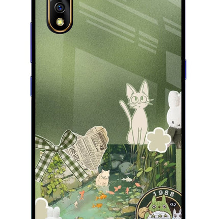 Aesthetic anime Vivo S1/Z1x Glass Case