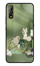 Aesthetic anime Vivo S1/Z1x Glass Case