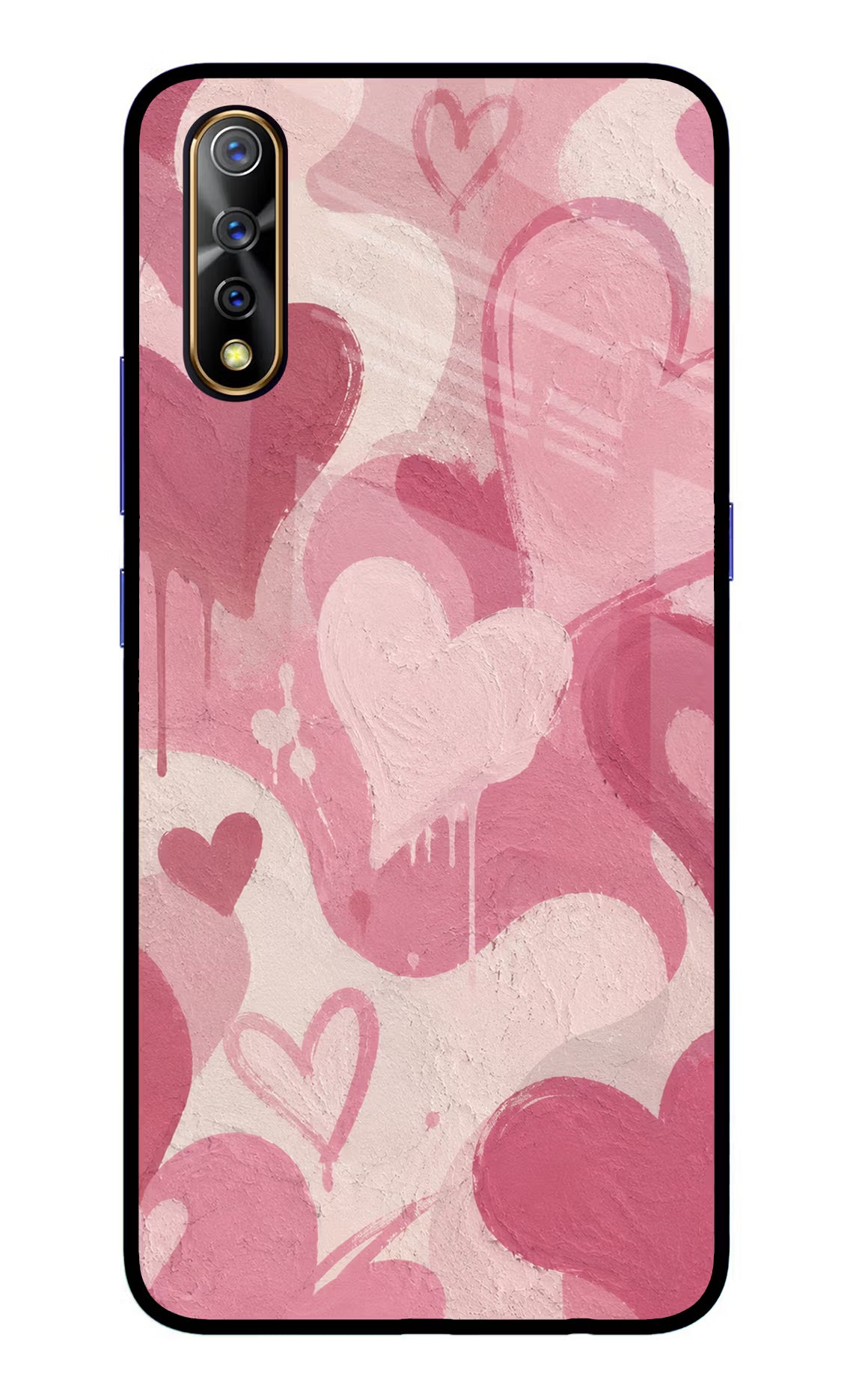 Hearty case Vivo S1/Z1x Glass Case