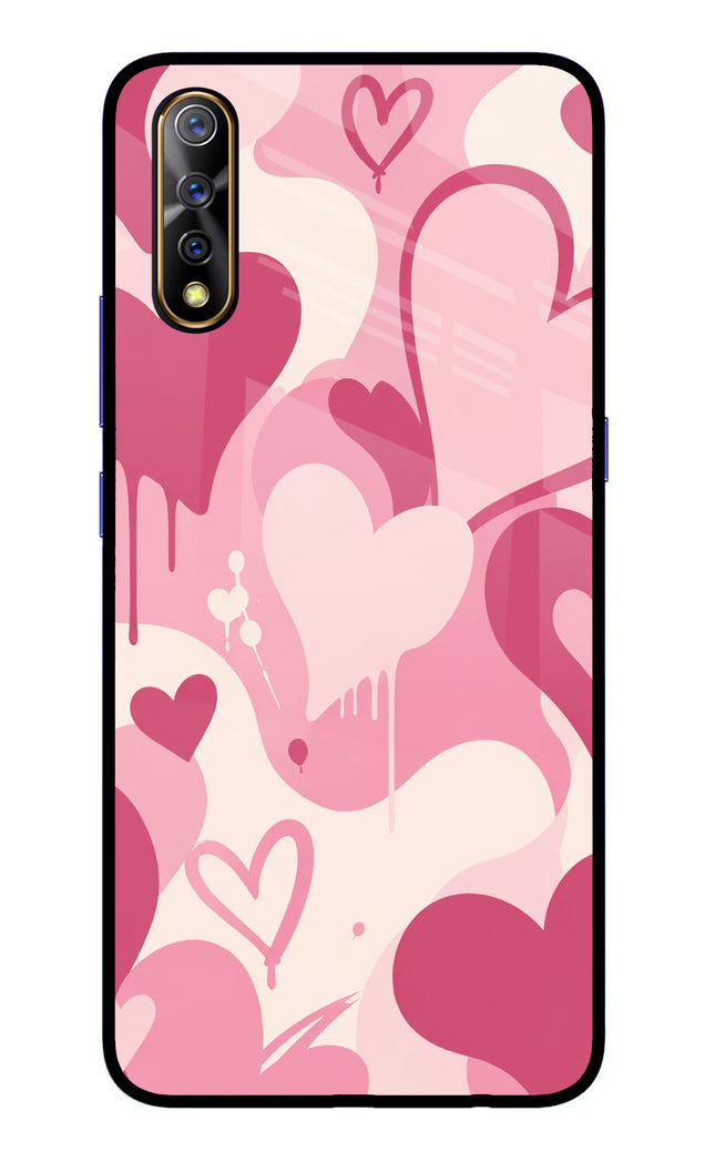 Hearty case Vivo S1/Z1x Glass Case