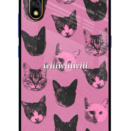 Pink Cats Vivo S1/Z1x Glass Case