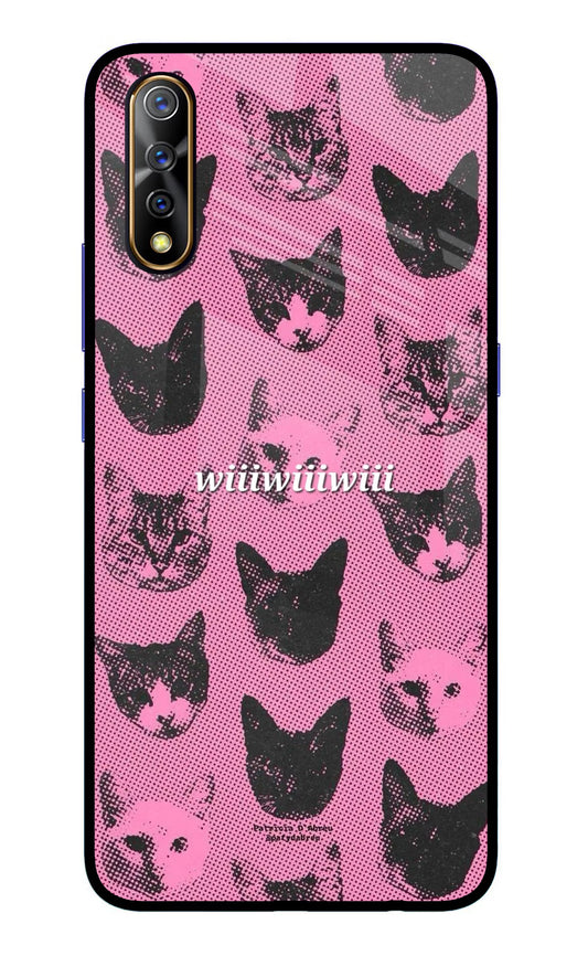 Pink Cats Vivo S1/Z1x Glass Case