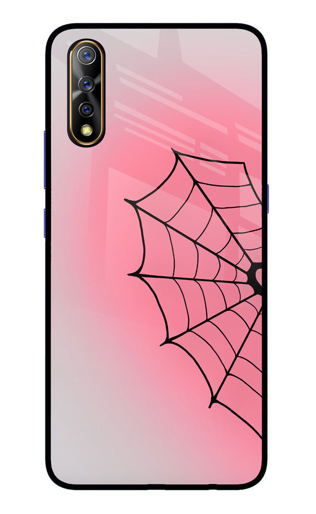 Pink Web Vivo S1/Z1x Glass Case