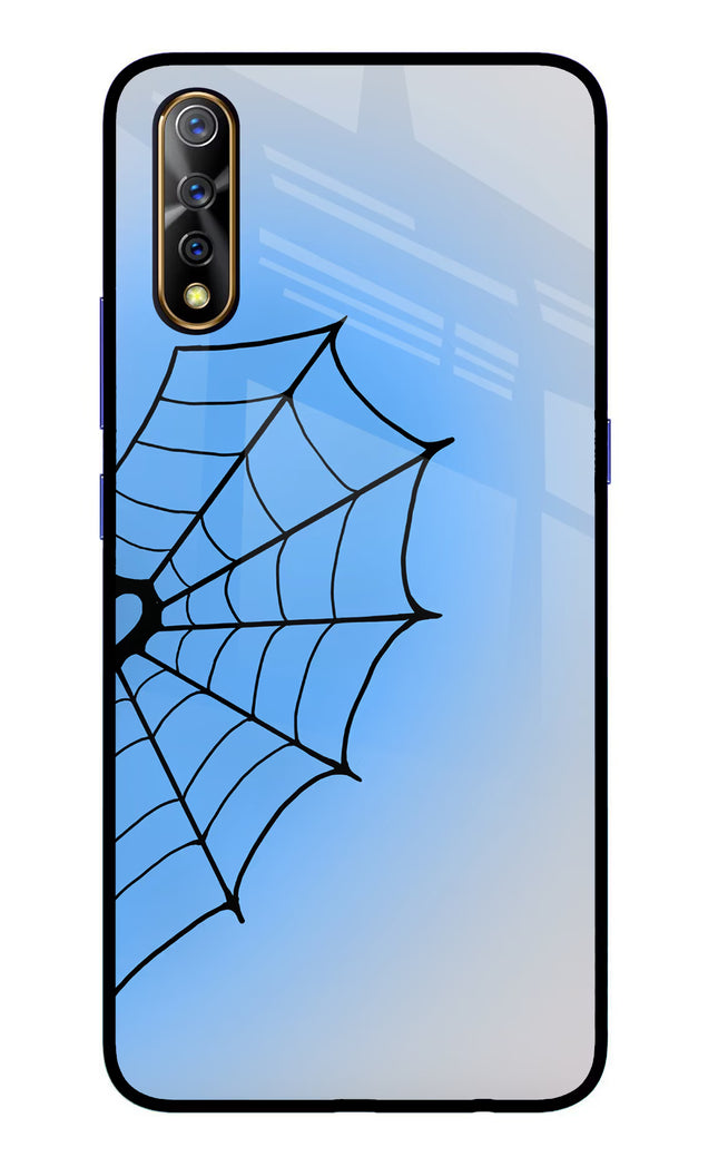 Blue Web Vivo S1/Z1x Glass Case