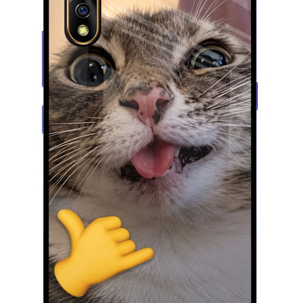 Silly Cat Call Vivo S1/Z1x Glass Case