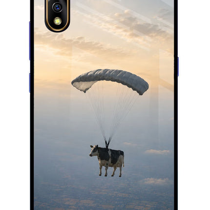 Skydiving Cow Vivo S1/Z1x Glass Case