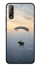 Skydiving Cow Vivo S1/Z1x Glass Case