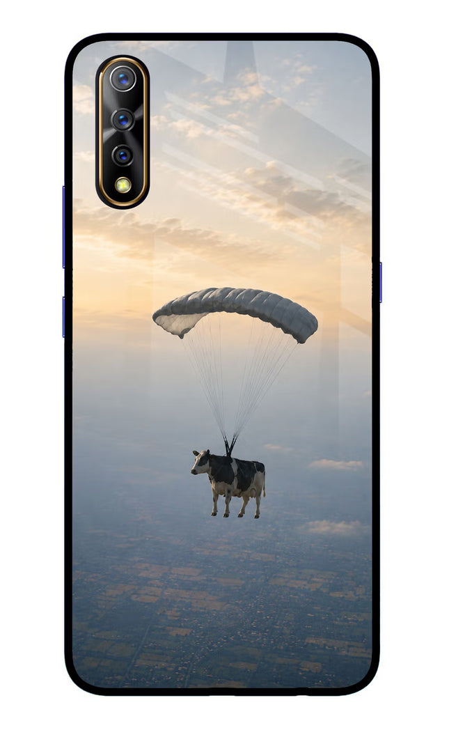 Skydiving Cow Vivo S1/Z1x Glass Case