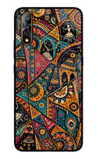 Folk Print Vivo S1/Z1x Glass Case