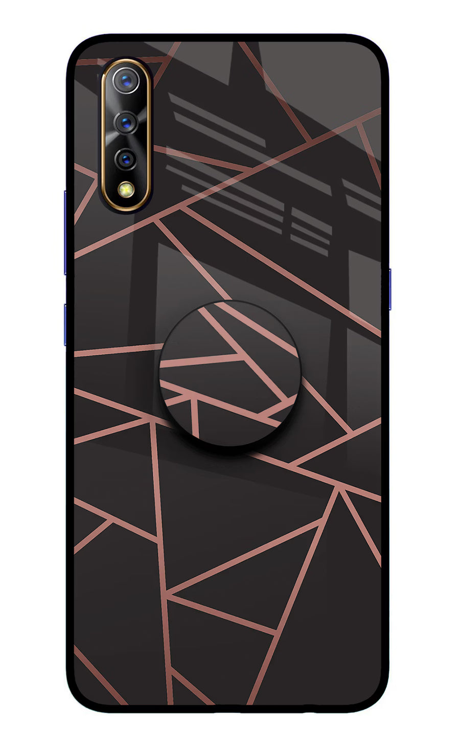 Geometric Pattern Vivo S1/Z1x Pop Case, Glass case