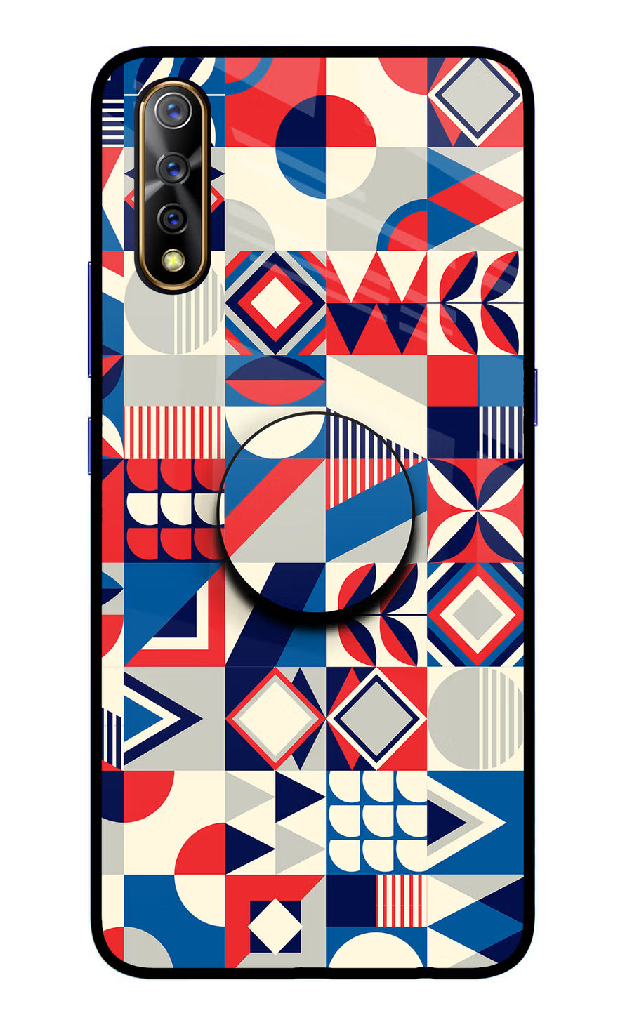 Colorful Pattern Vivo S1/Z1x Pop Case, Glass case