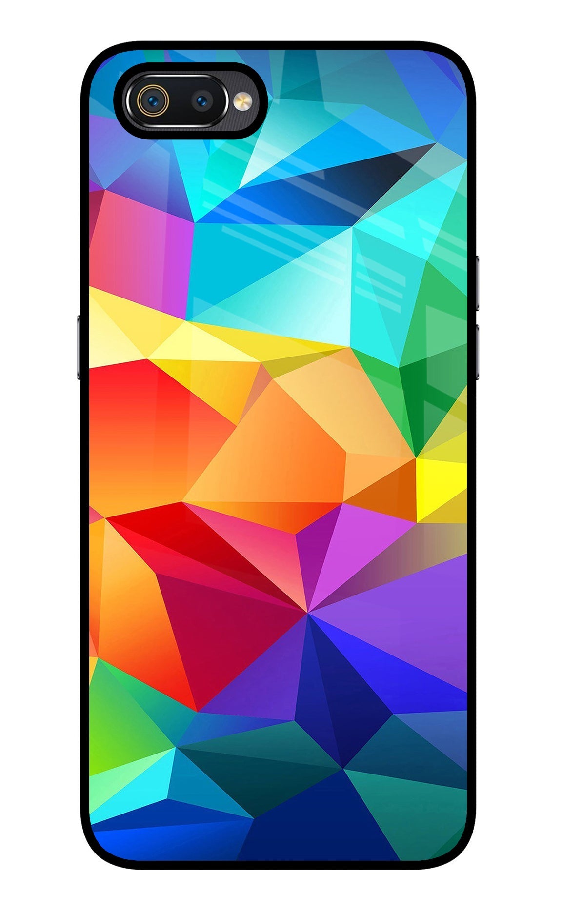 Abstract Pattern Realme C2 Glass Case