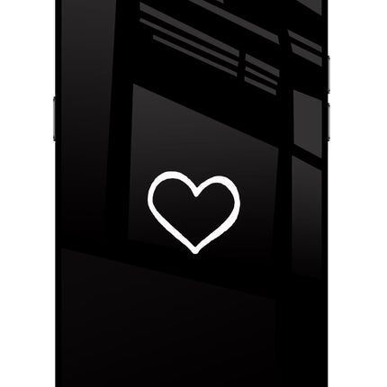 Heart Realme C2 Glass Case Back Cover by Casekaro