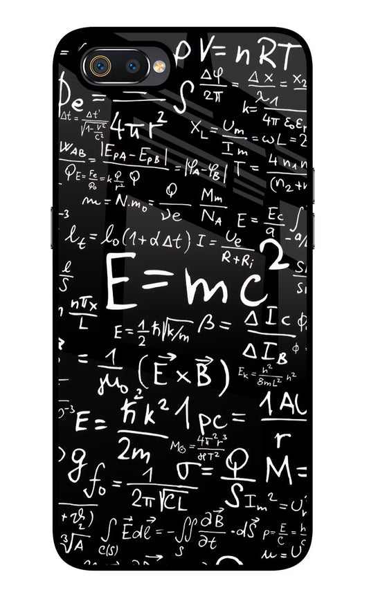 Physics Formula Realme C2 Glass Case