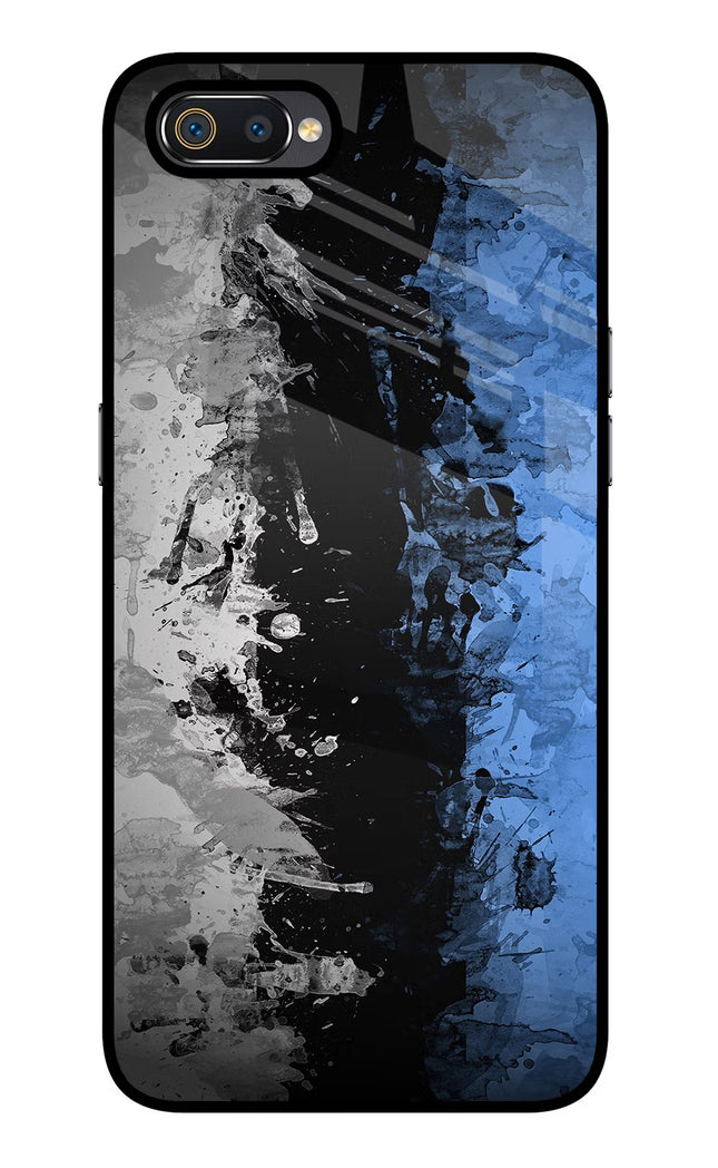 Artistic Design Realme C2 Glass Case Back Cover by Casekaro
