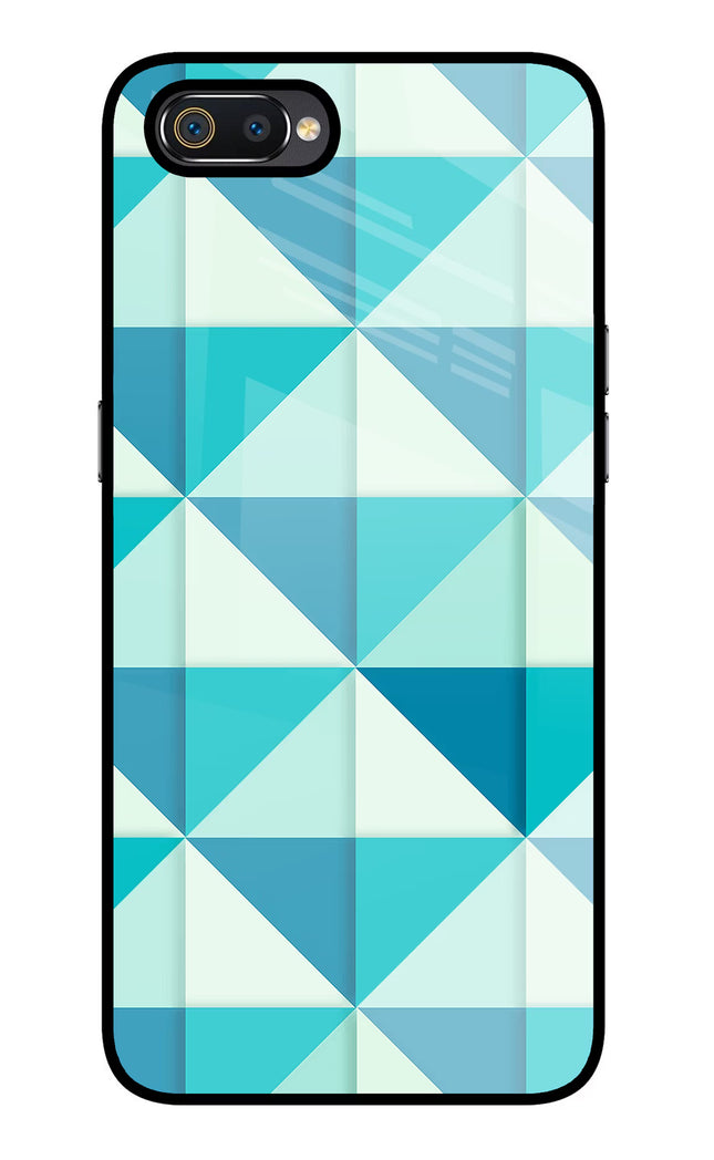 Abstract Realme C2 Glass Case Back Cover by Casekaro