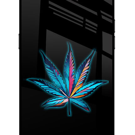 Weed Realme C2 Glass Case Back Cover by Casekaro