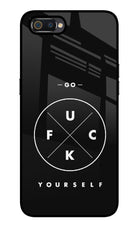 Go Fuck Yourself Realme C2 Glass Case