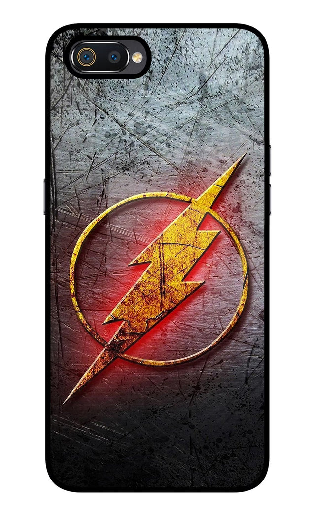 Flash Realme C2 Glass Case Back Cover by Casekaro