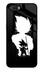 Goku Shadow Realme C2 Glass Case