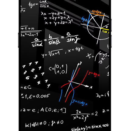 Mathematics Formula Realme C2 Glass Case Back Cover by Casekaro