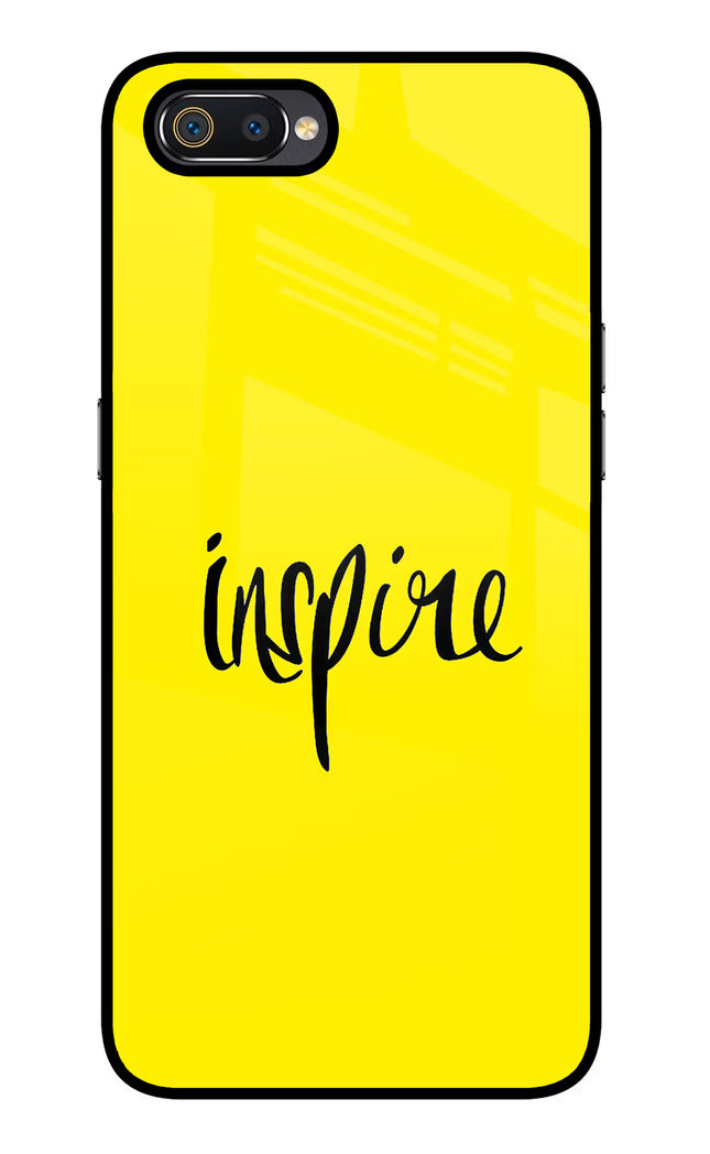 Inspire Realme C2 Glass Case Back Cover by Casekaro