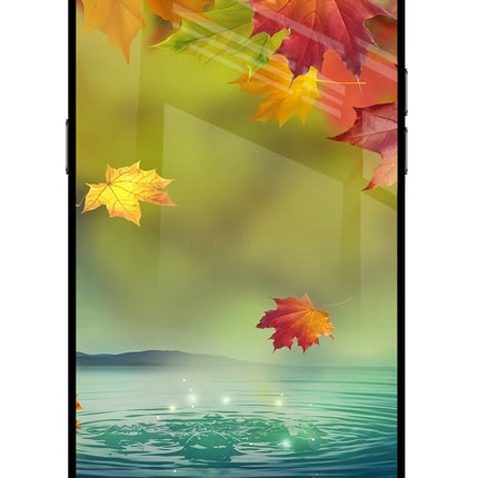 Flowers Realme C2 Glass Case Back Cover by Casekaro