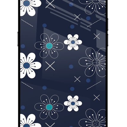 Flowers Realme C2 Glass Case Back Cover by Casekaro