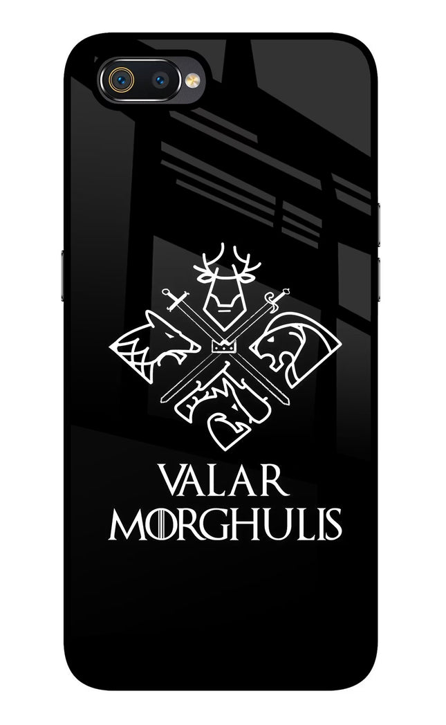 Valar Morghulis | Game Of Thrones Realme C2 Glass Case Back Cover by Casekaro