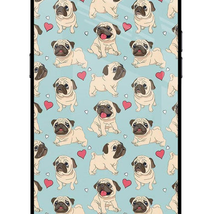 Pug Dog Realme C2 Glass Case Back Cover by Casekaro