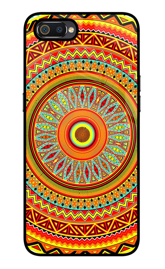 Mandala Pattern Realme C2 Glass Case