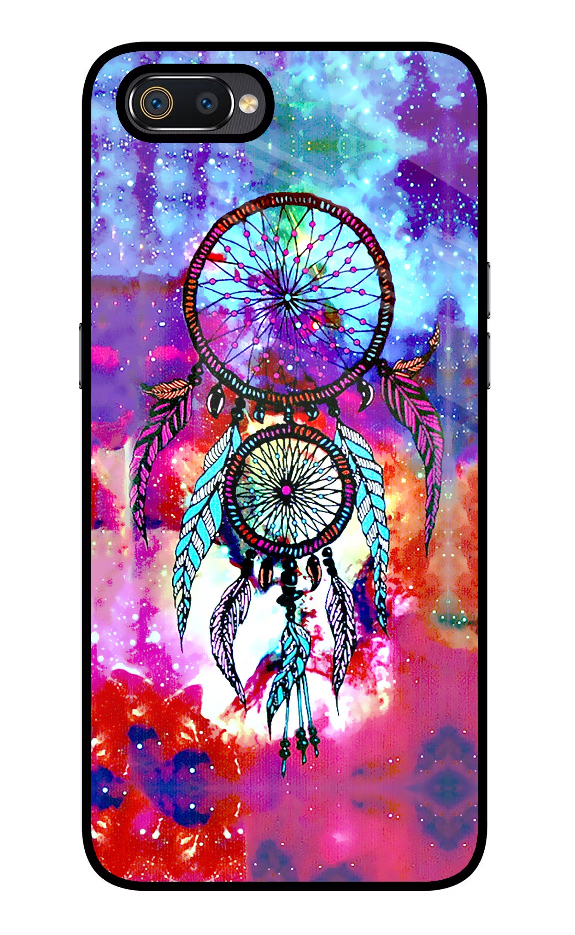 Dream Catcher Abstract Realme C2 Glass Case Back Cover by Casekaro