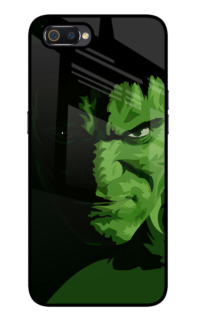 HULK Realme C2 Glass Case Back Cover by Casekaro