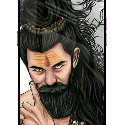 Mahadev Realme C2 Glass Case Back Cover by Casekaro