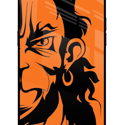 Hanuman Realme C2 Glass Case Back Cover by Casekaro