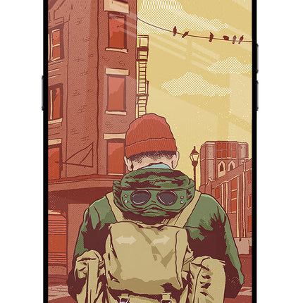 Adventurous Realme C2 Glass Case Back Cover by Casekaro