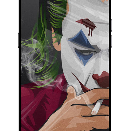 Joker Smoking Realme C2 Glass Case Back Cover by Casekaro