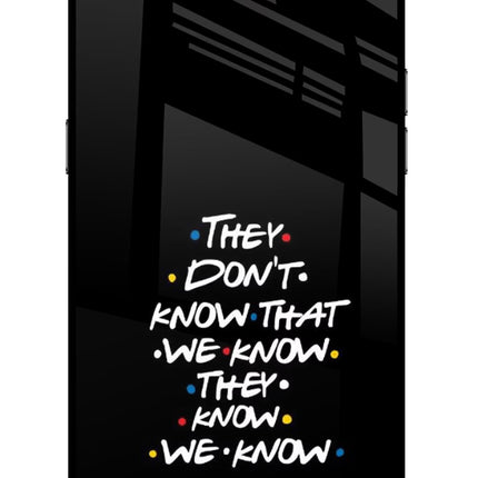 FRIENDS Dialogue Realme C2 Glass Case Back Cover by Casekaro