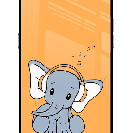 High On Music Realme C2 Glass Case Back Cover by Casekaro