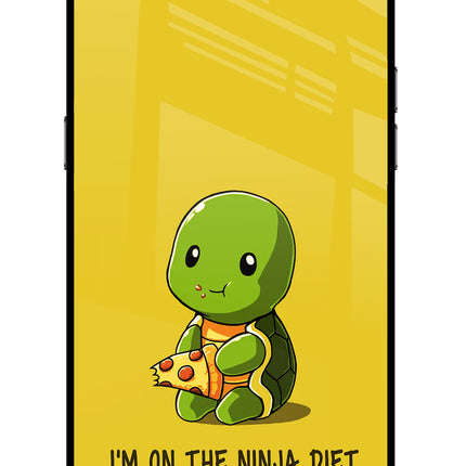 I'm on Ninja Diet Realme C2 Glass Case Back Cover by Casekaro