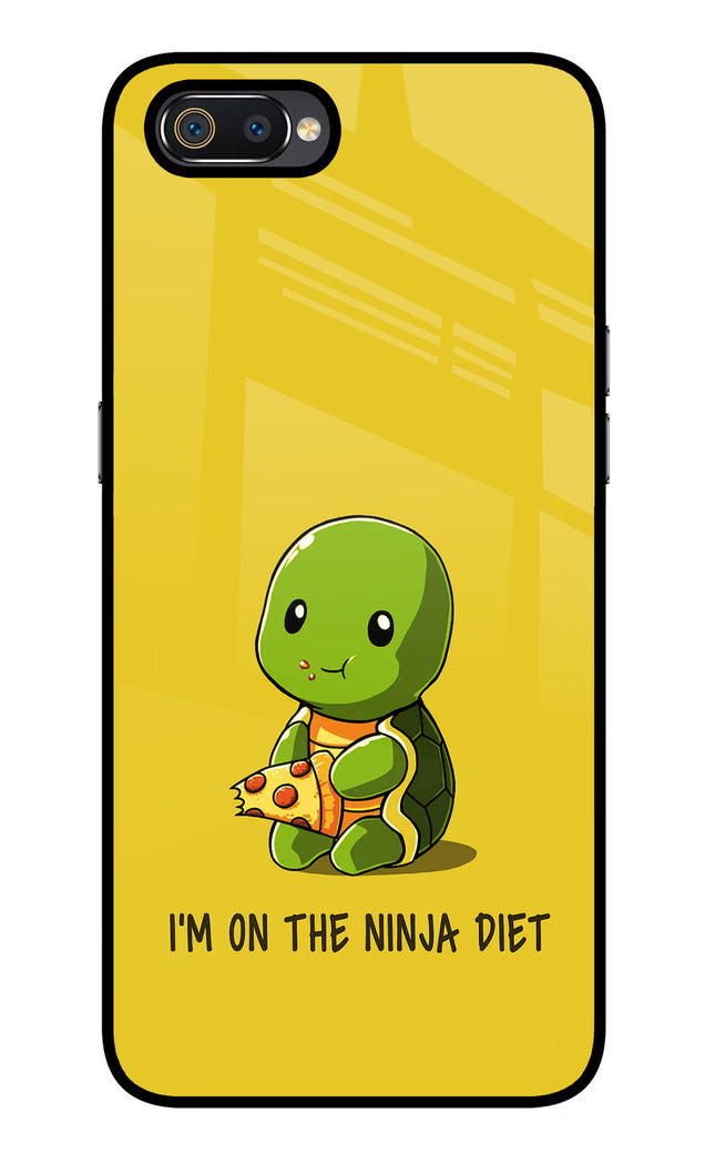 I'm on Ninja Diet Realme C2 Glass Case Back Cover by Casekaro