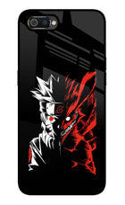 Naruto Two Face Realme C2 Glass Case