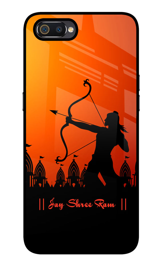 Lord Ram - 4 Realme C2 Glass Case Back Cover by Casekaro