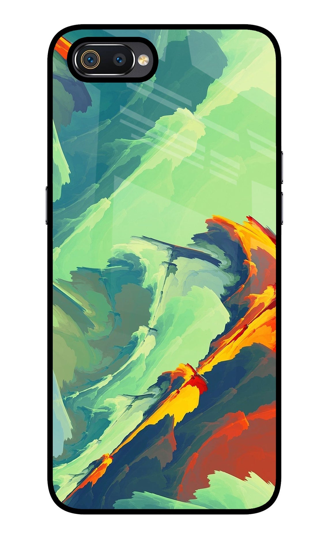 Paint Art Realme C2 Glass Case