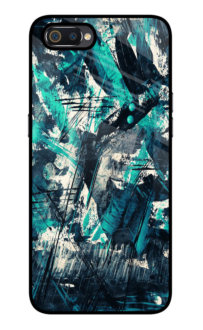 Artwork Realme C2 Glass Case Back Cover by Casekaro