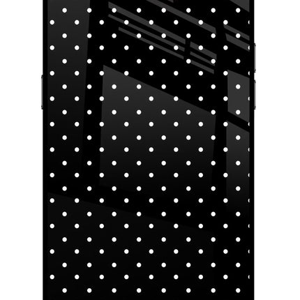 White Dots Realme C2 Glass Case Back Cover by Casekaro