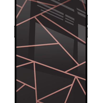 Geometric Pattern Realme C2 Glass Case Back Cover by Casekaro