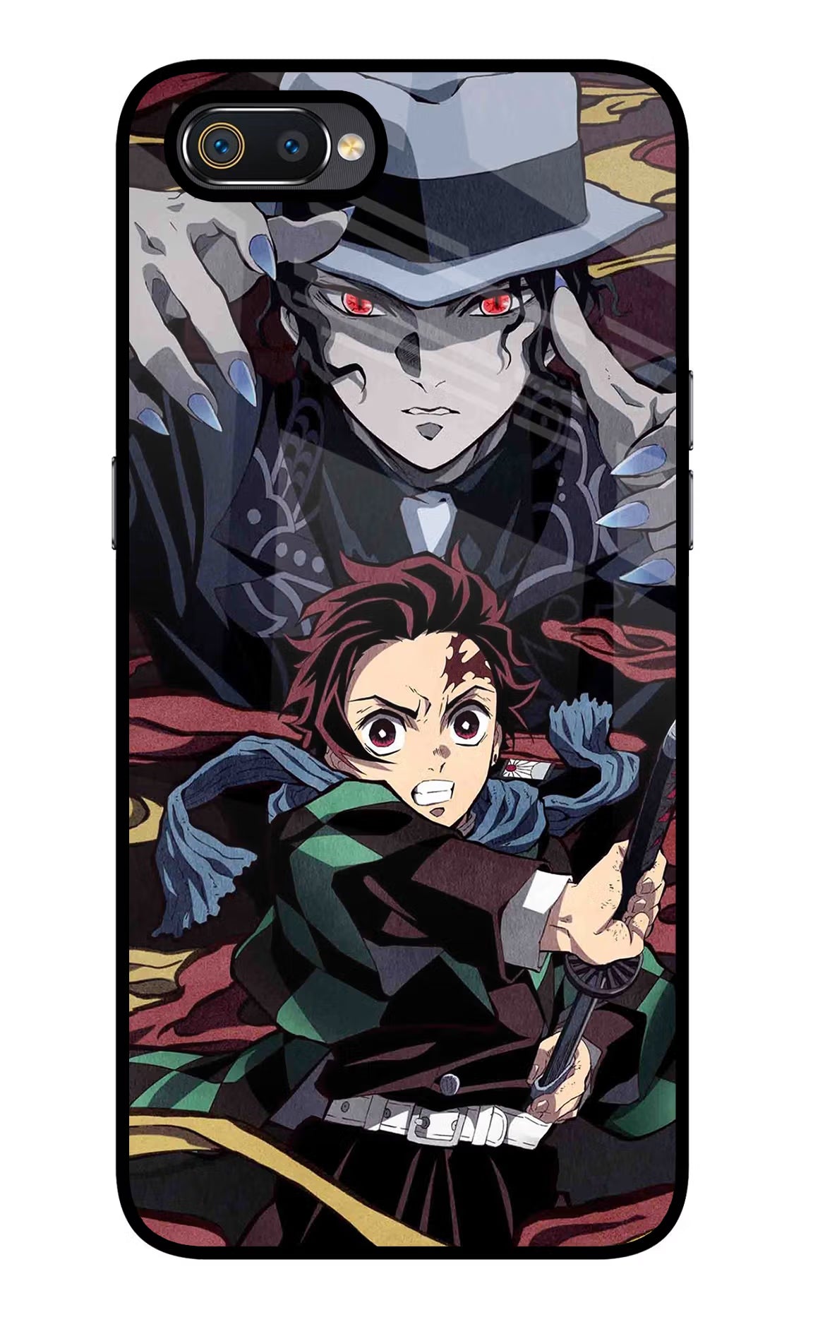 Demon Slayer Realme C2 Glass Case Back Cover by Casekaro