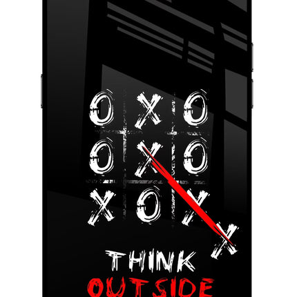 Think out of the BOX Realme C2 Glass Case Back Cover by Casekaro